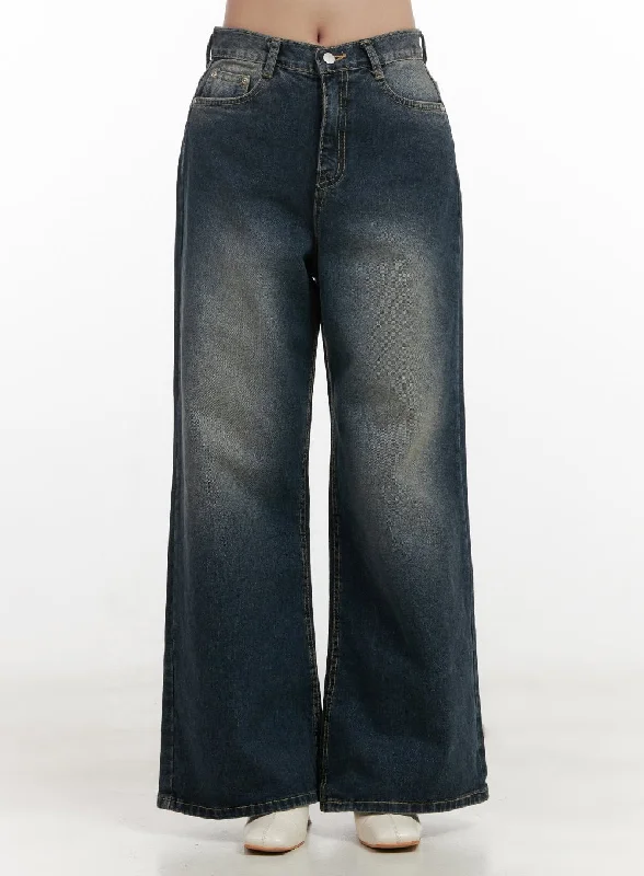 Jessica Washed Wide Leg Jeans ON429