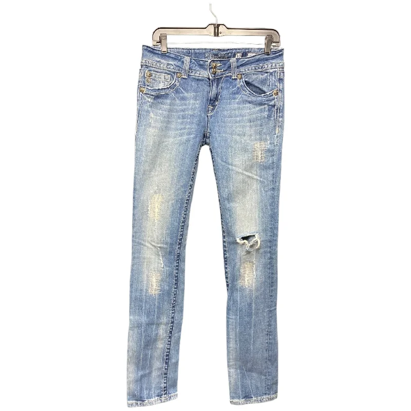 Jeans Skinny By Miss Me In Blue Denim, Size: 10