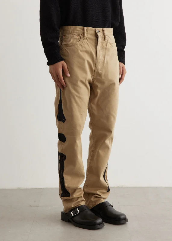 Chino Mexican Tuxedo 5P Okagilly Trousers