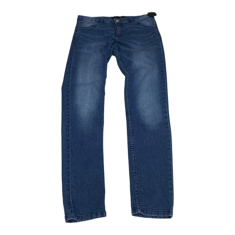 Jeans Skinny By H&m In Blue Denim, Size: 12