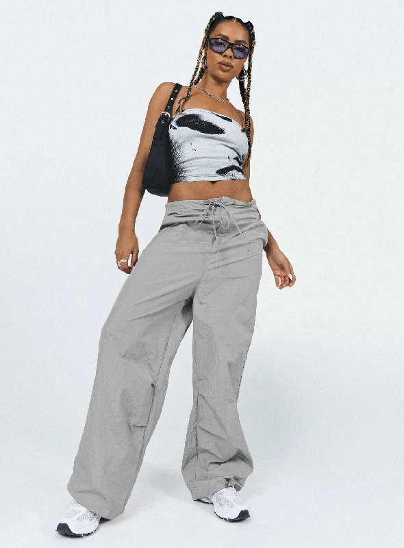 Austin Parachute Pants Grey