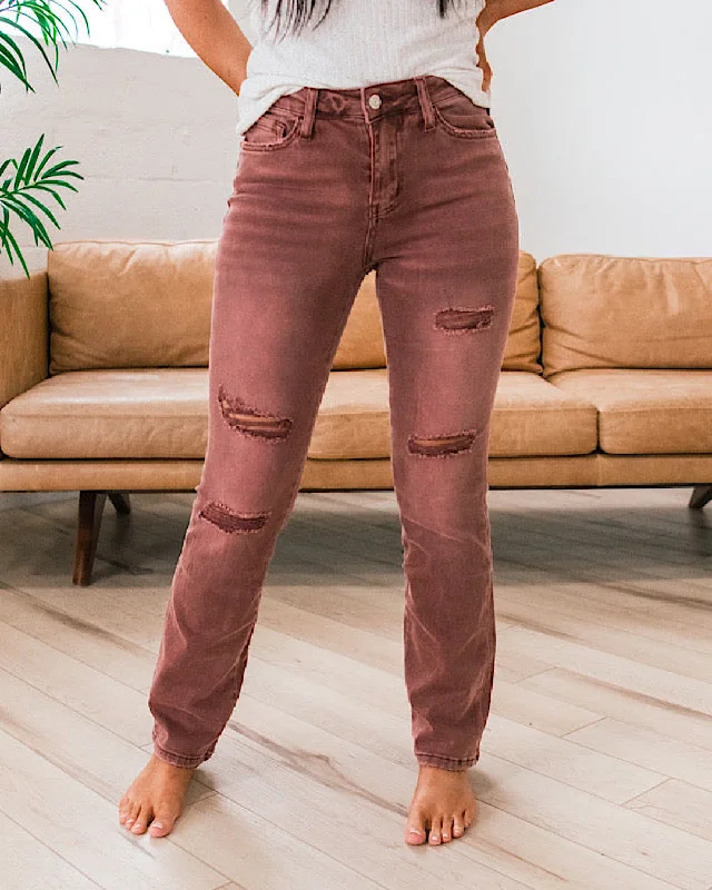 Vervet Skylar Raisin Boot Cut Jeans FINAL SALE