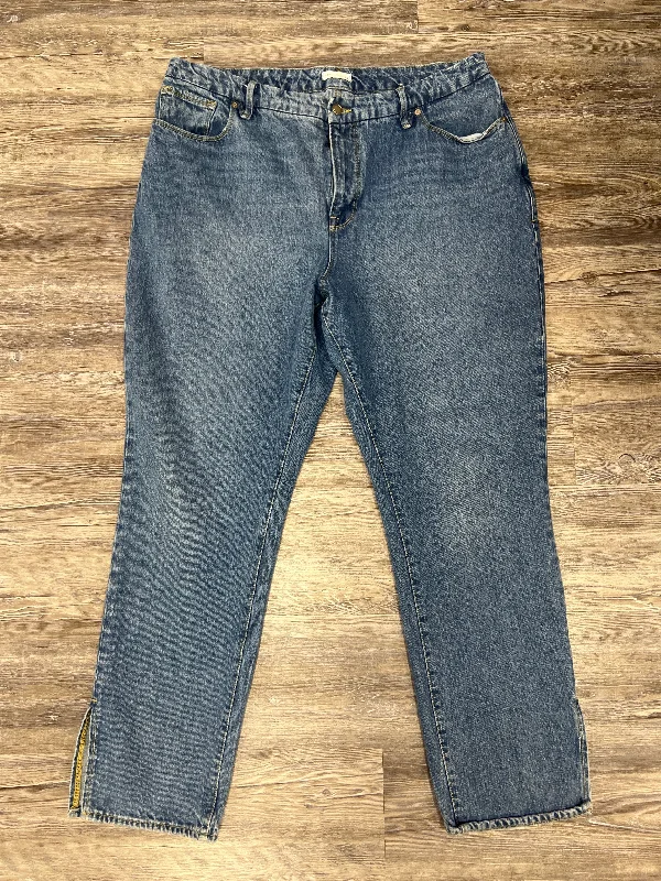 Jeans Designer By Good American In Blue Denim, Size: 16