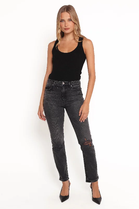 Willa High Rise Straight Leg Jeans - Riot