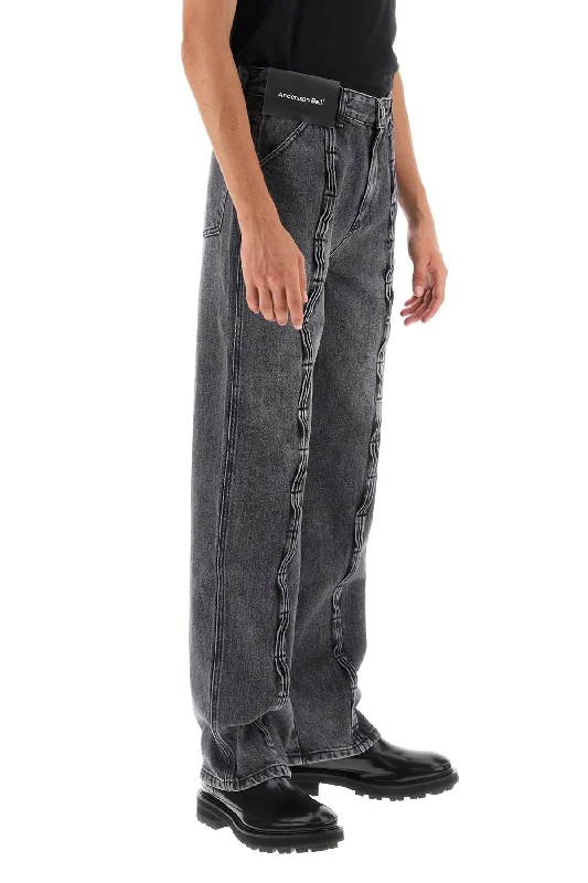 wave wide leg jeans