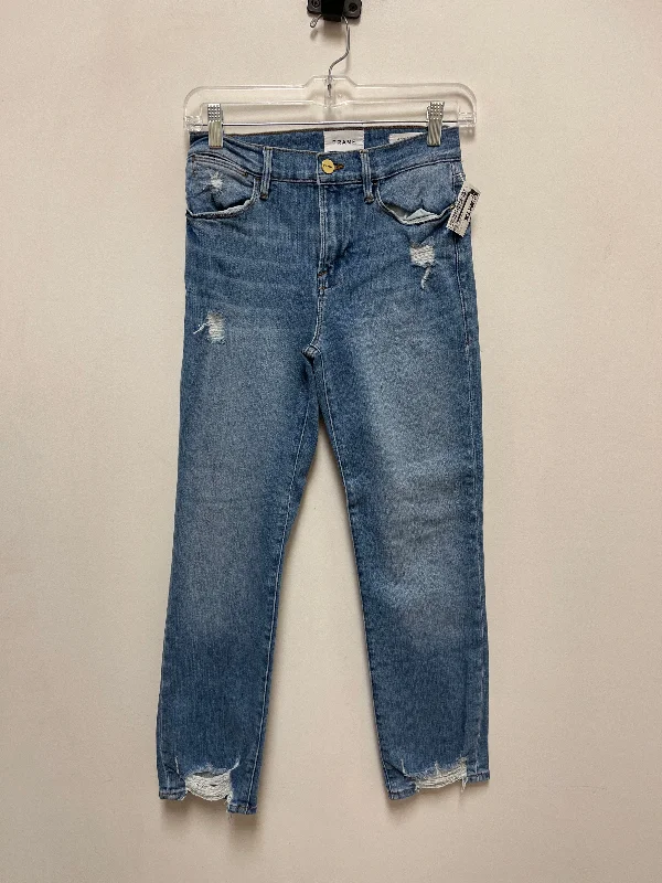 Jeans Designer By Frame In Blue Denim, Size: 2