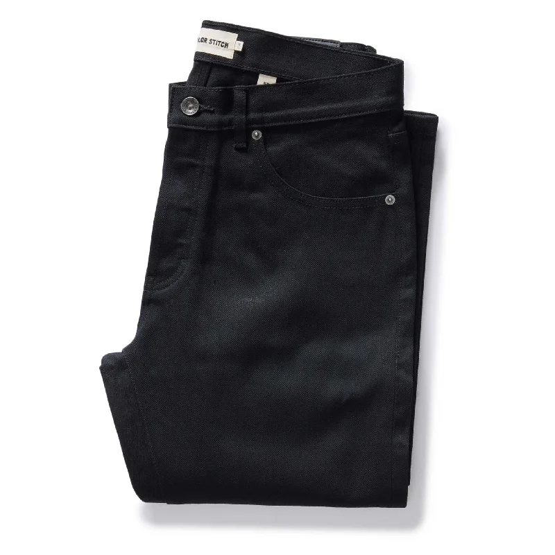 The Slim Jean in Rigid Black Organic Selvedge