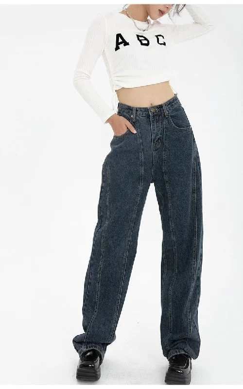 High Waisted Wide Leg Jeans