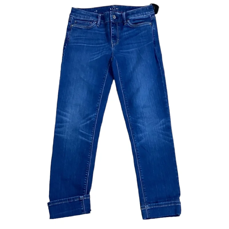 Jeans Designer By White House Black Market In Blue Denim, Size: 0