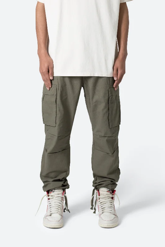 Vintage Cargo Pants - Olive