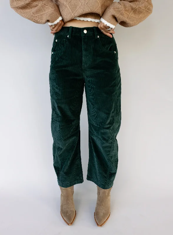 Denny Corduroy Barrel Pants