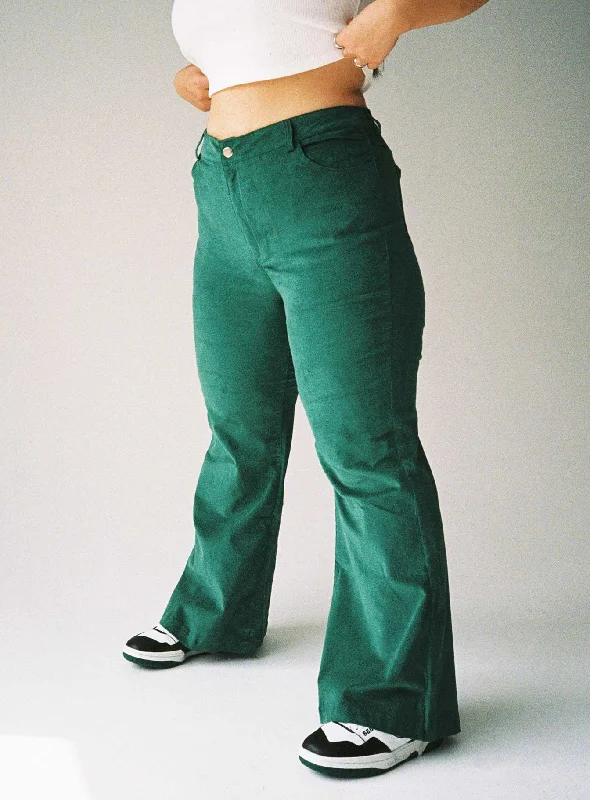 Nadia Pants Green Curve