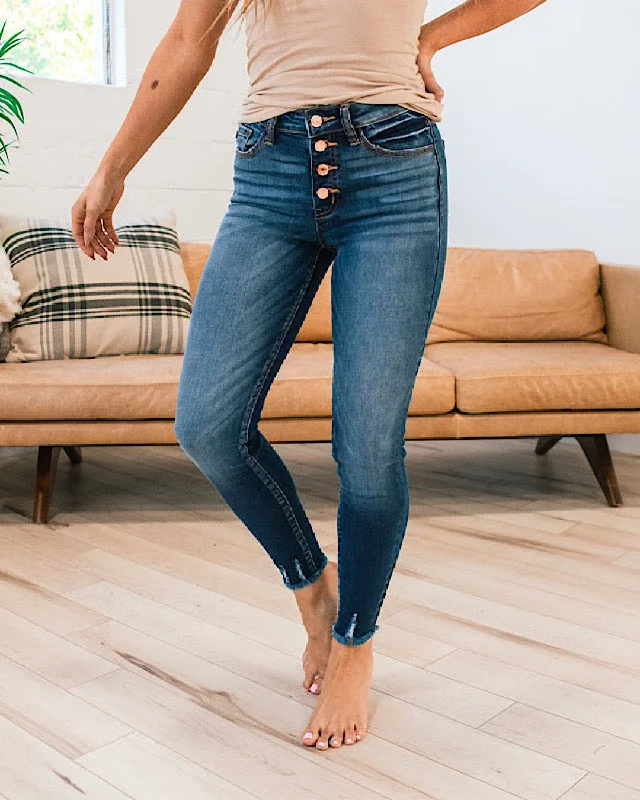 KanCan Sheridan Button Up Skinny Jeans