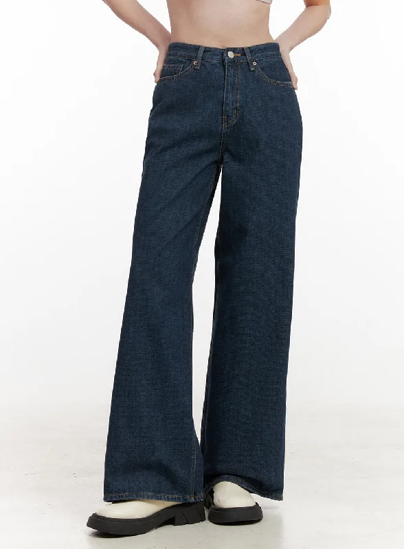 Miranda Cotton Comfort Wide Leg Jeans  OD417