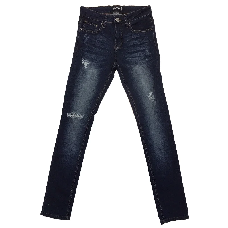 Royal Blue Ripped Skinny Jean (Carter)