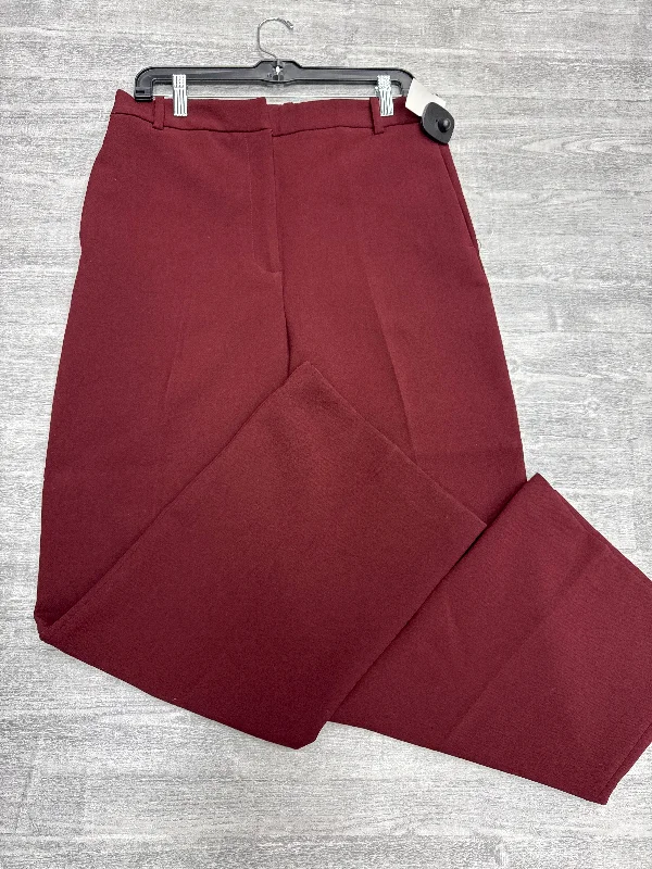 Pants Dress By Zara In Maroon, Size: L