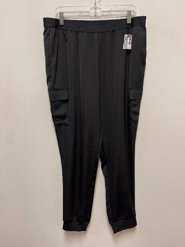 Pants Designer By Karl Lagerfeld In Black, Size: 12