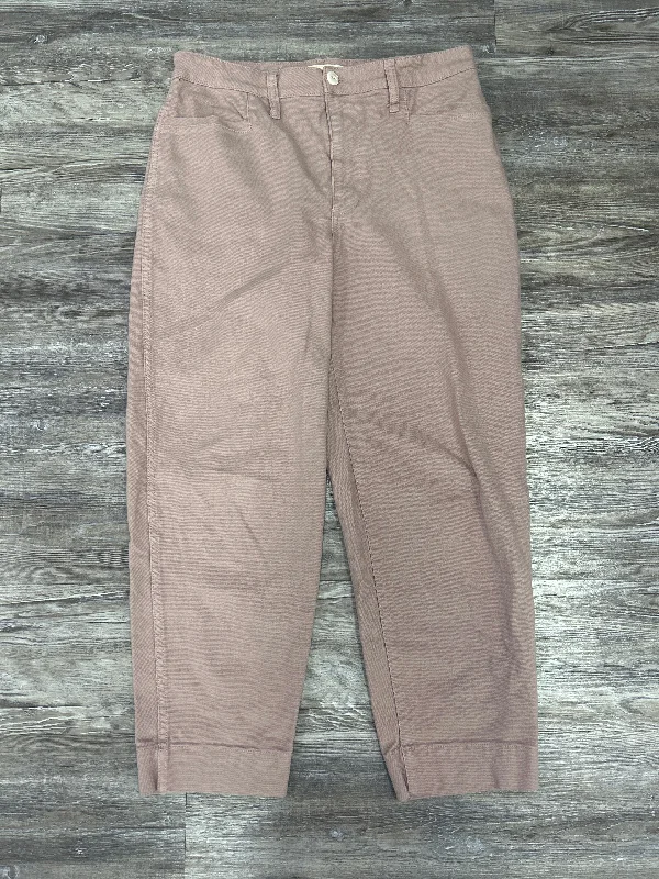 Pants Wide Leg By Madewell In Mauve, Size: 10