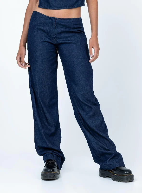 Motel Sedna Trouser Denim Blue