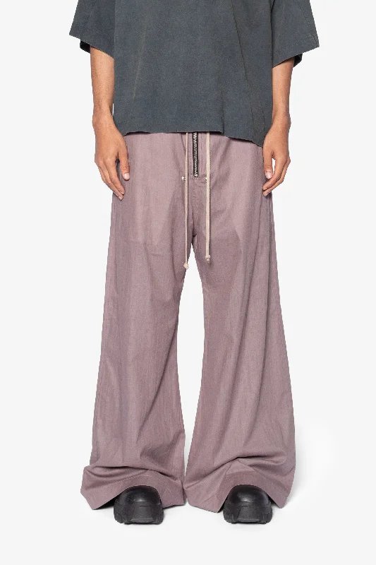 Gauze Layered Rave Pants - Mauve