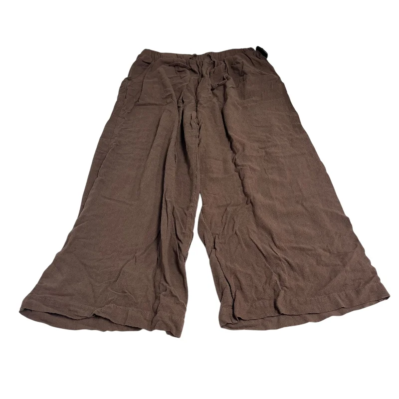 Pants Linen By Clothes Mentor In Brown, Size: L