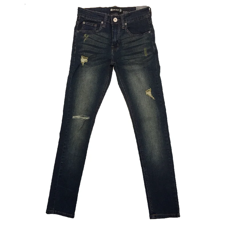 Royal Blue Ripped Skinny Jean (Frank)