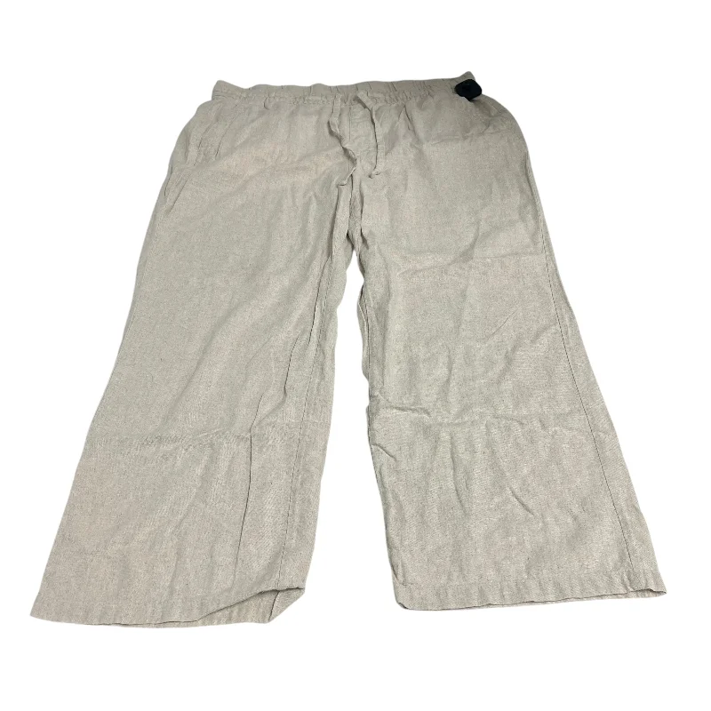 Pants Linen By Old Navy In Cream, Size: Xl