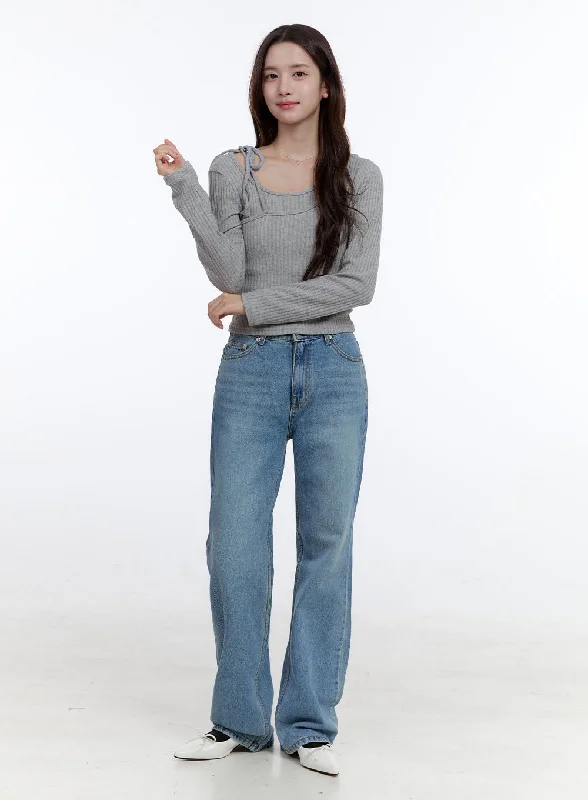 Autumn DenimDream Wide Leg Jeans OO407