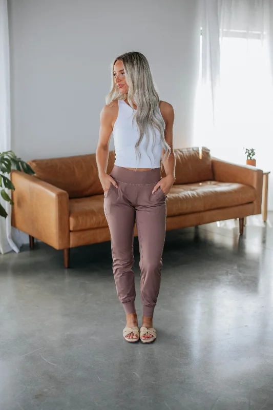 Xander Active Joggers - Mocha