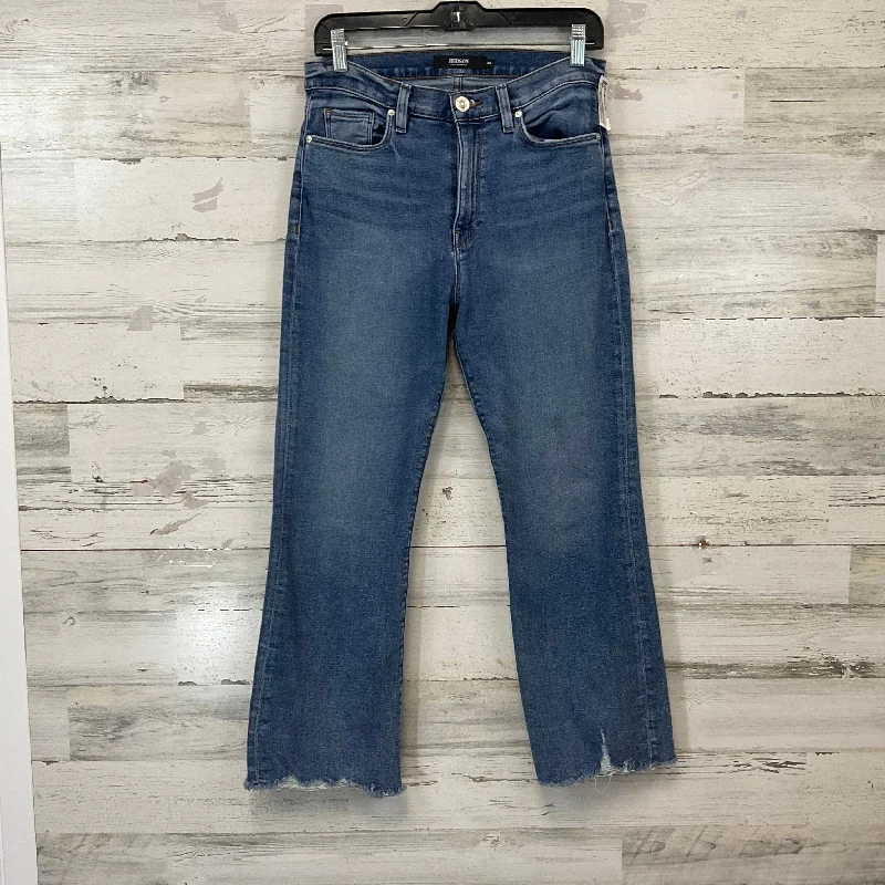 Jeans Straight By Hudson In Blue Denim, Size: 8