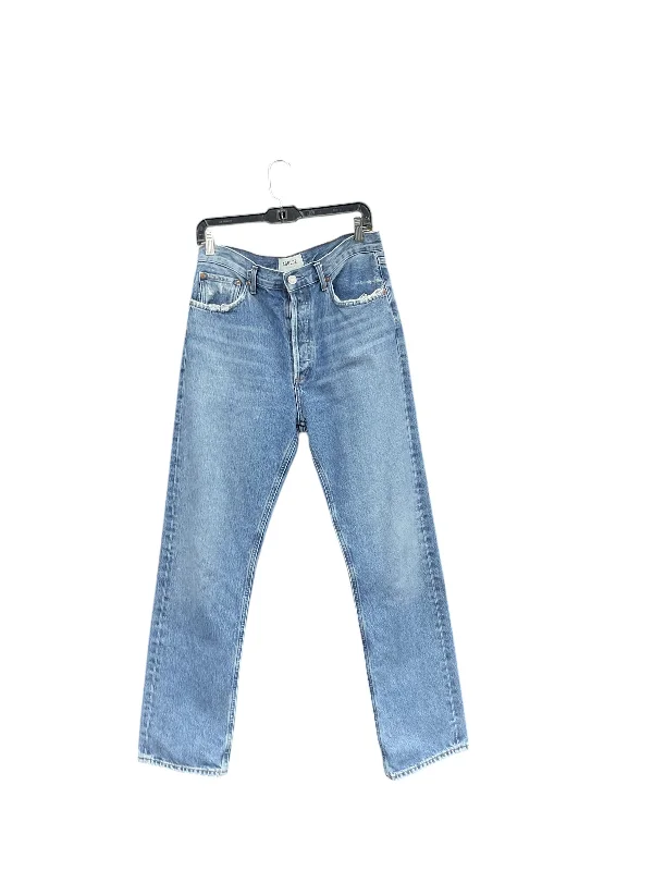 Jeans Boot Cut By Agolde In Blue Denim, Size: 6