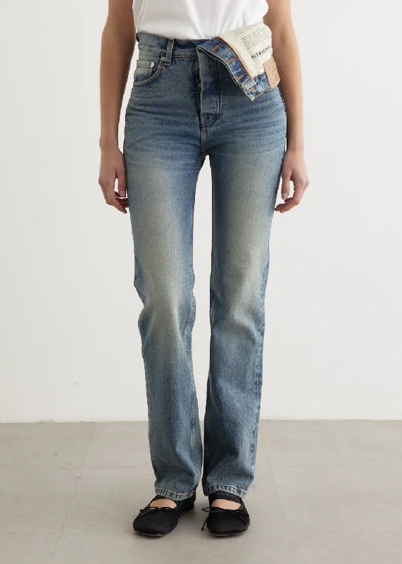 Evergreen Asymmetric Slim Jeans