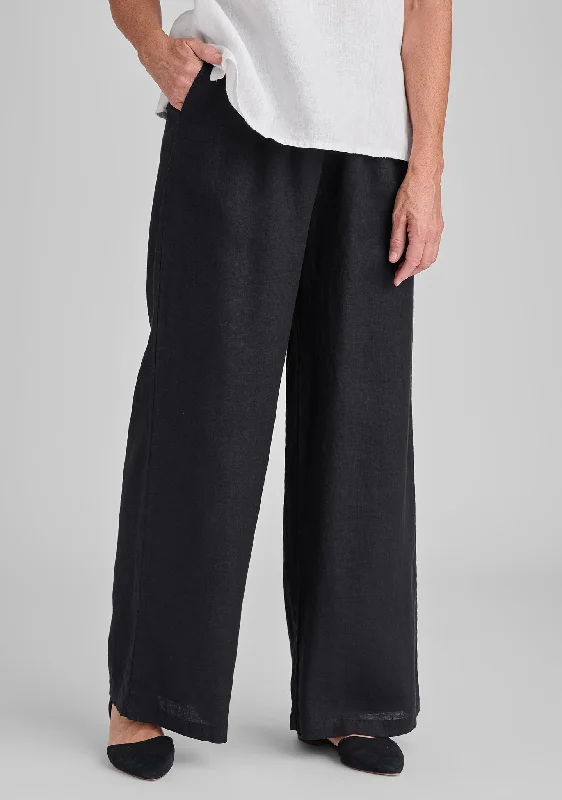 Flowing Pant - Linen Pants With Elastic Waist