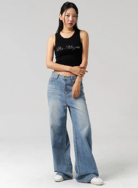 Wide Leg Jeans CU329