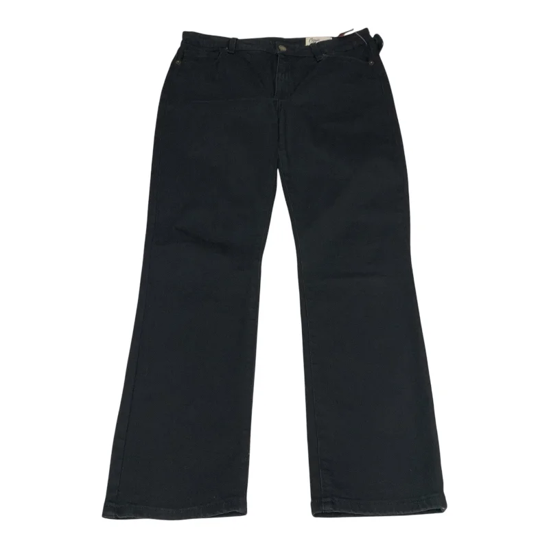 Jeans Straight By Cosmic Blue Love In Black Denim, Size: 12