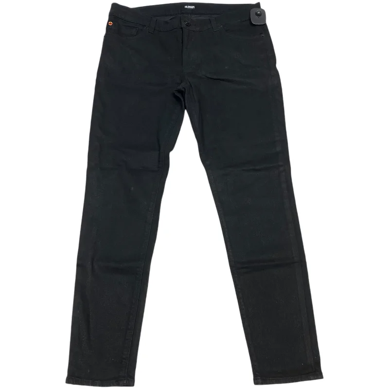 Jeans Designer By Hudson In Black Denim, Size: 10