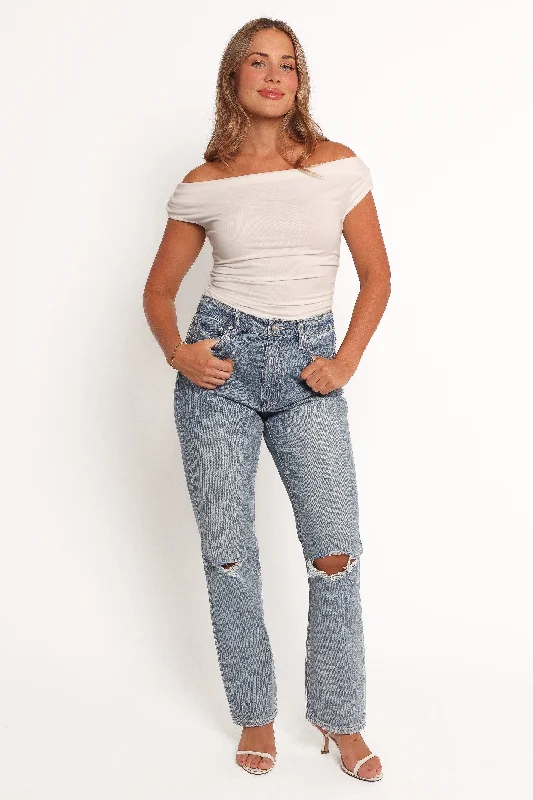 Willa High Rise Straight Leg Jeans - Rogue