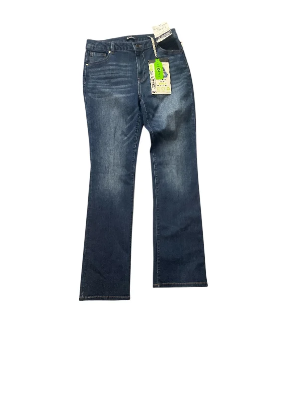 Jeans Skinny By D Jeans In Blue Denim, Size: 12