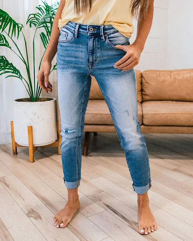 KanCan Cynthia Patched Straight Jeans FINAL SALE