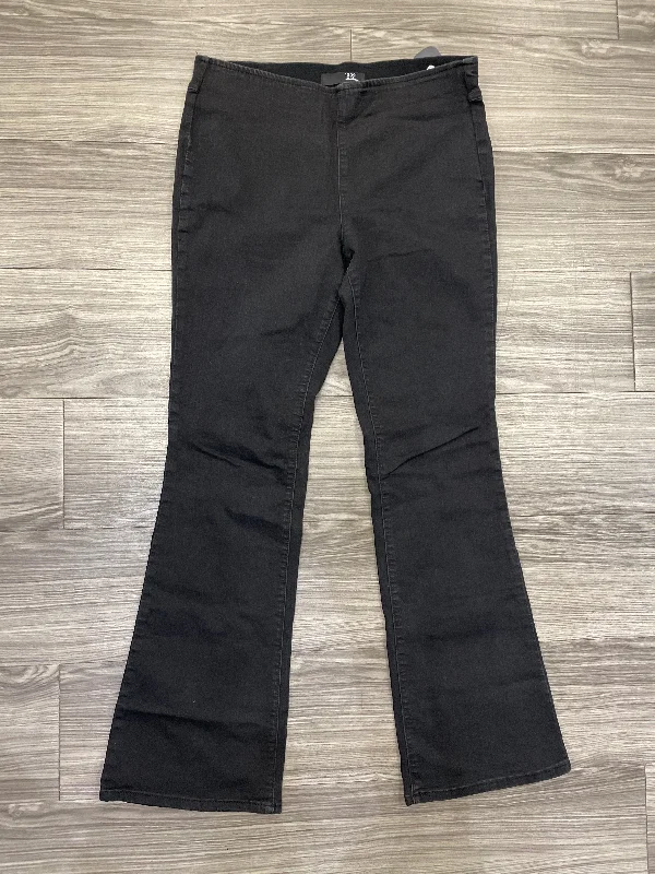 Jeans Flared By 1822 Denim In Black, Size: 12