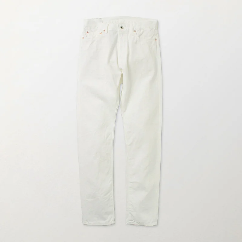 FOB FACTORY / F1153 White Denim 60 Twill 5P