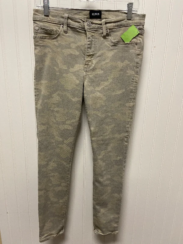 Jeans Designer By Hudson In Camouflage Print, Size: 8