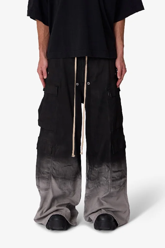 K13 Rave Double Cargo Pants - Black/Grey